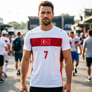 Türkiye Soccer Fan 3D T-Shirt 2026 – Number Football Jersey | Kids & Adults (100-160, S-6XL)