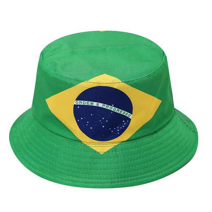 World Cup 2026 Reversible Bucket Hat – National Flag Fan Hat | 60+ Countries | Unisex | Sun Protection