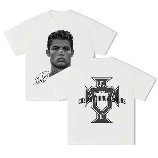 Ronaldo CR7 Men's T-Shirt 2026 – World Cup Fan Edition | Cotton Printed Tee