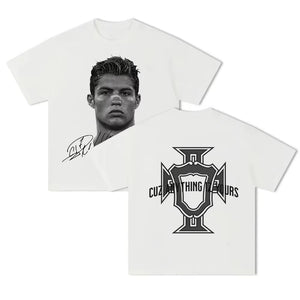Ronaldo CR7 Men's T-Shirt 2026 – World Cup Fan Edition | Cotton Printed Tee