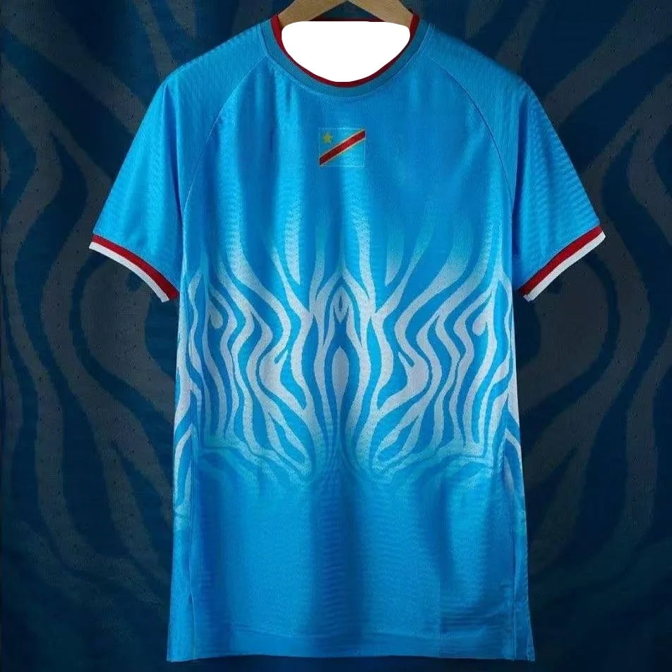 DR Congo Football Fan Jersey 2026 – Les Léopards | Quick-Dry Breathable | Kids & Adults | World Cup 2026