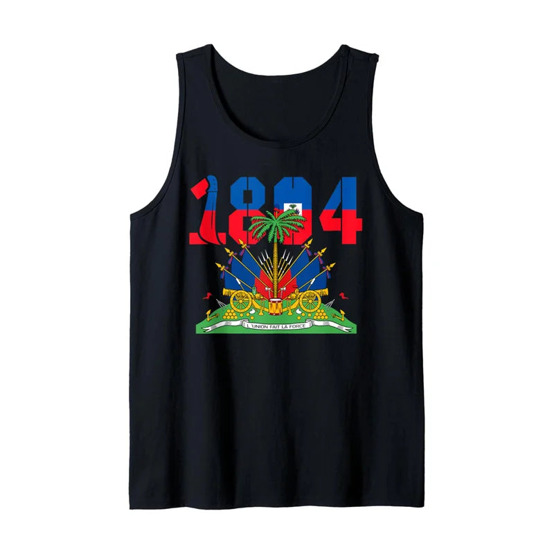 World Cup 2026 Haiti Flag 3D Tank Top – Men, Women & Kids | 4T to 6XL