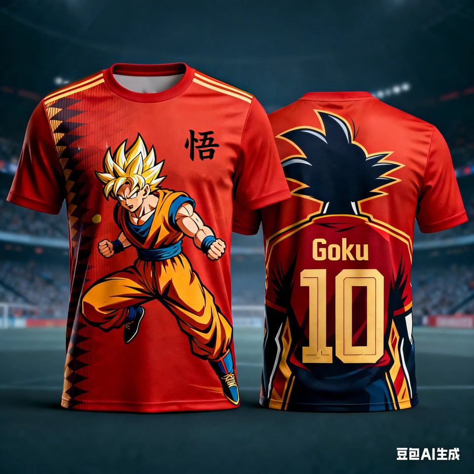 Dragon Ball 3D Print Family T-Shirt 2026 – Oversized Anime Tee | Kids & Adults | Unisex