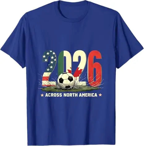 World Cup 2026 Vintage T-Shirt – USA Canada Mexico | Football Fan Gear | 6 Colors | Streetwear