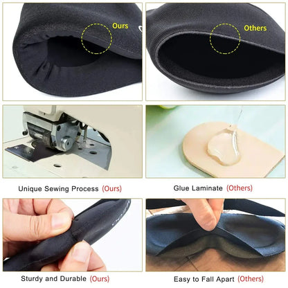 Sleep Mask Contoured Cup Blindfold Concave Night Eye Mask Block Out Light