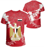 Egypt Flag 3D Print T-Shirt – Egyptian National Emblem | Oversized Unisex | XXS-4XL | World Cup 2026 Fan