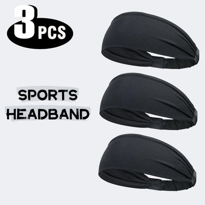 1/3PCS Sports Headbands For Men Woman Gym Yoga Sweat Hair Bands Soft Elastic Hairbands Stretch Outdoor Sport Sweatbands