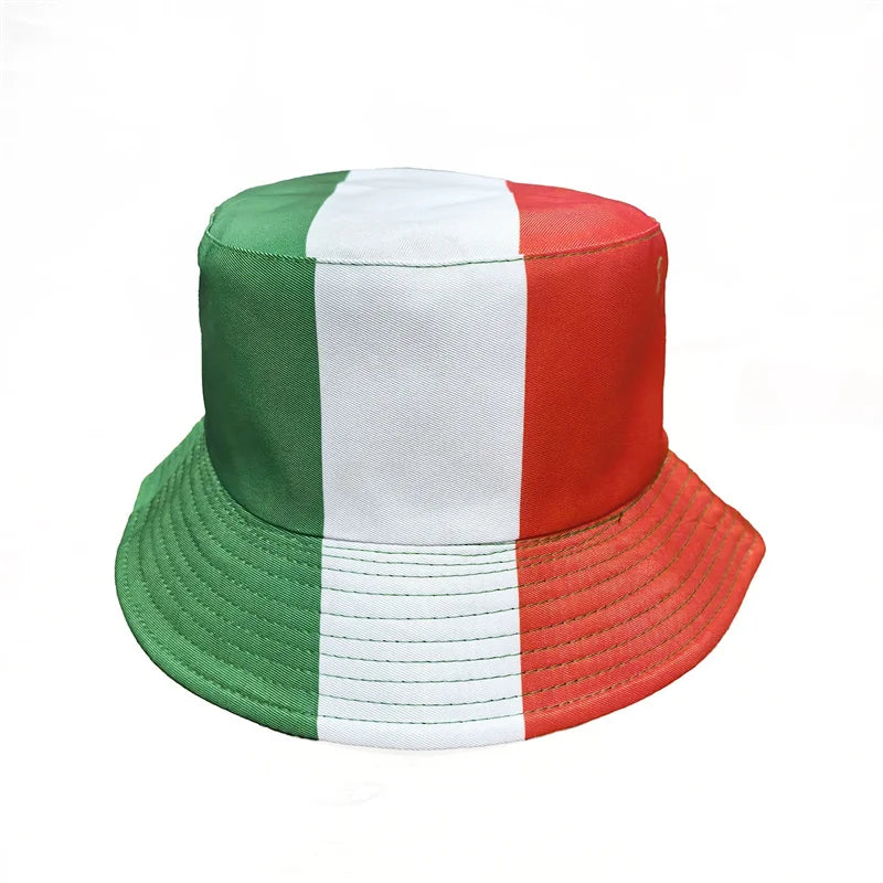 World Cup 2026 Reversible Bucket Hat – National Flag Fan Hat | 60+ Countries | Unisex | Sun Protection