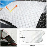 Universal Car Front Windshield Cover Auto Sunshade Snow Ice Protection Cover Winter Summer Windshield Shield