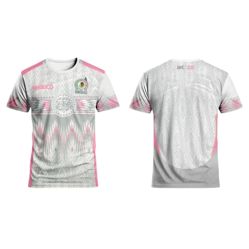 Mexico Football Jersey T-Shirt 2026 – 3D Print | Unisex | Kids & Adults | Quick-Dry