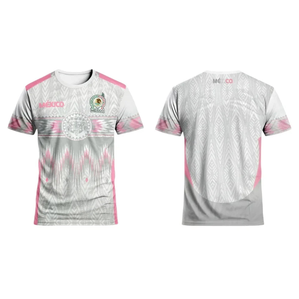 Mexico Football Jersey T-Shirt 2026 – 3D Print | Unisex | Kids & Adults | Quick-Dry