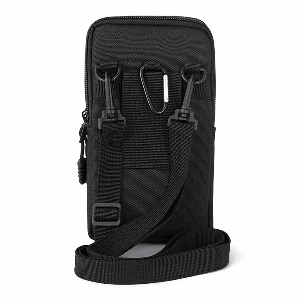 Mobile Phone Case Pouch Waist Bag Multifunction Outdoor Casual Men Waist Pack Small Bag Single Shoulder Crossbody Bag Coin Purse
