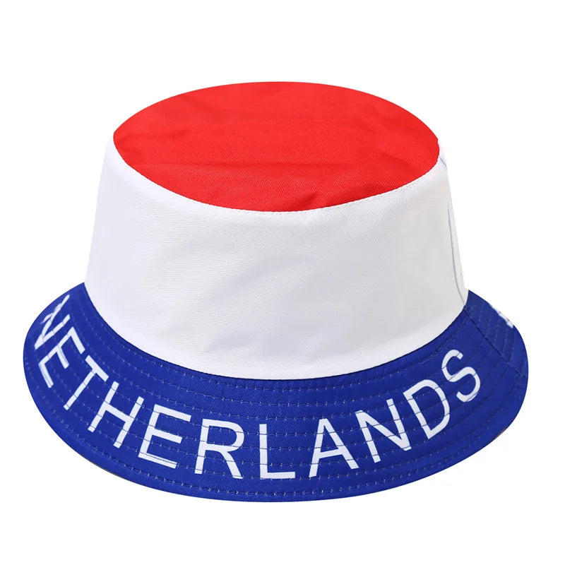 World Cup 2026 Reversible Bucket Hat – National Flag Fan Hat | 60+ Countries | Unisex | Sun Protection