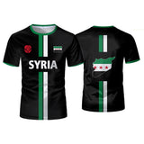 Syria Football Jersey T-Shirt 2026 – Syrian Flag | Oversized | Kids & Adults | World Cup Fan