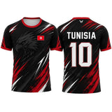 Tunisia Football Fan Jersey 2026 – 3D Flag Print | Breathable Quick-Dry | Unisex | World Cup 2026
