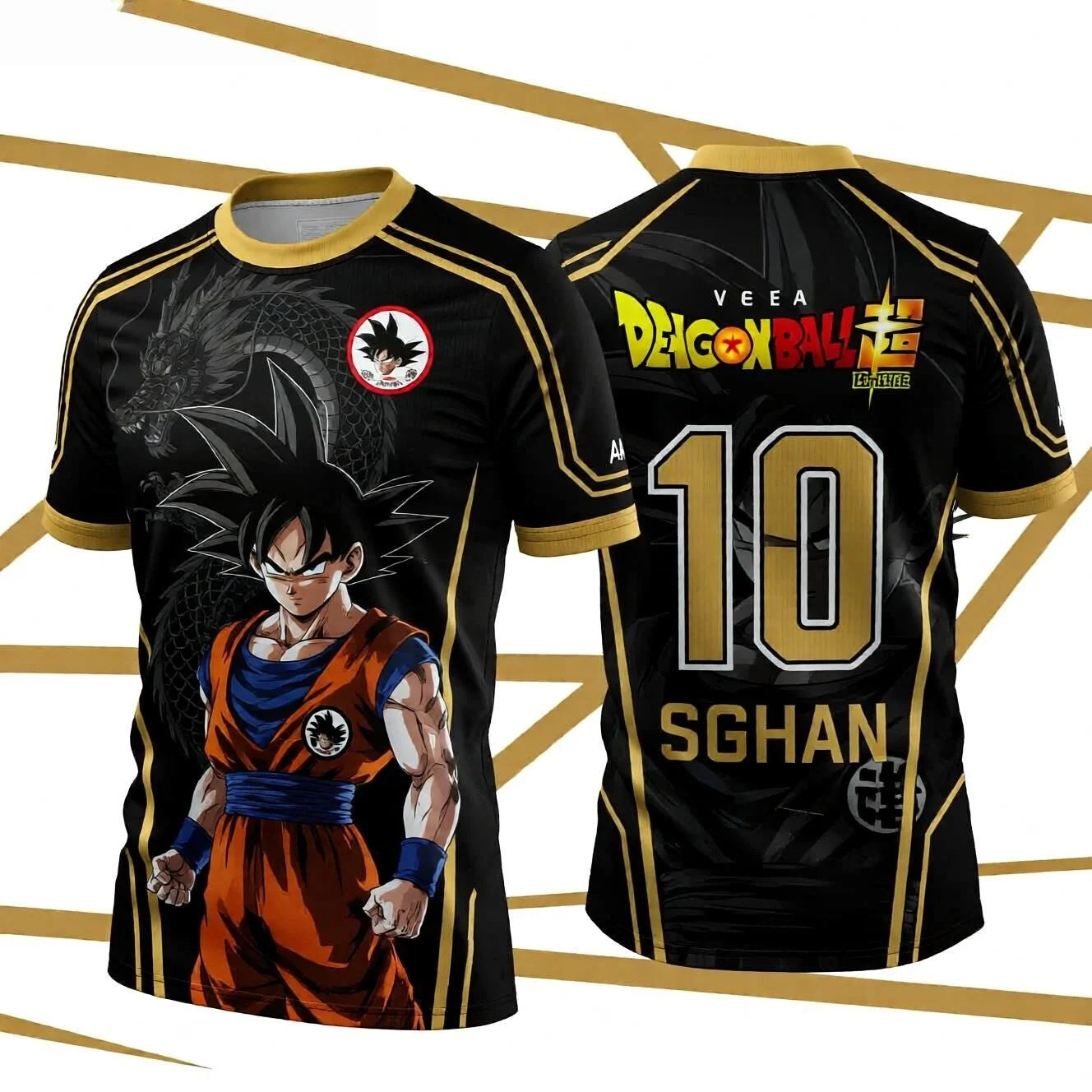 Dragon Ball 2026 Sports T-Shirt – Retro 3D Print | Unisex Family Matching | Kids & Adults (90cm-6XL)