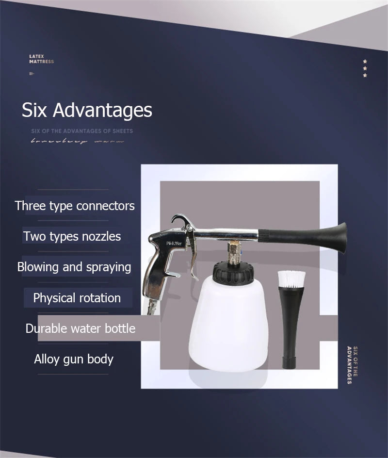 Tornado High Pressure Car Cleaning Gun – 1L Foam Washer for Interior & Exterior Detailing