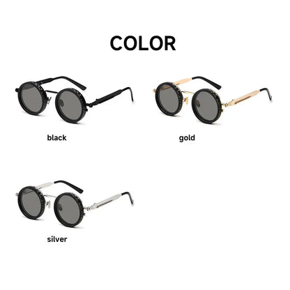 Lunettes de Soleil Rondes Polarisées – Style Rétro UV400