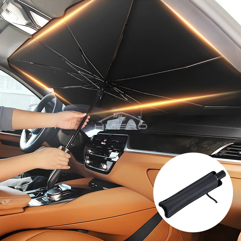 Pare-Soleil Parapluie Pliable pour Voiture – Protection UV