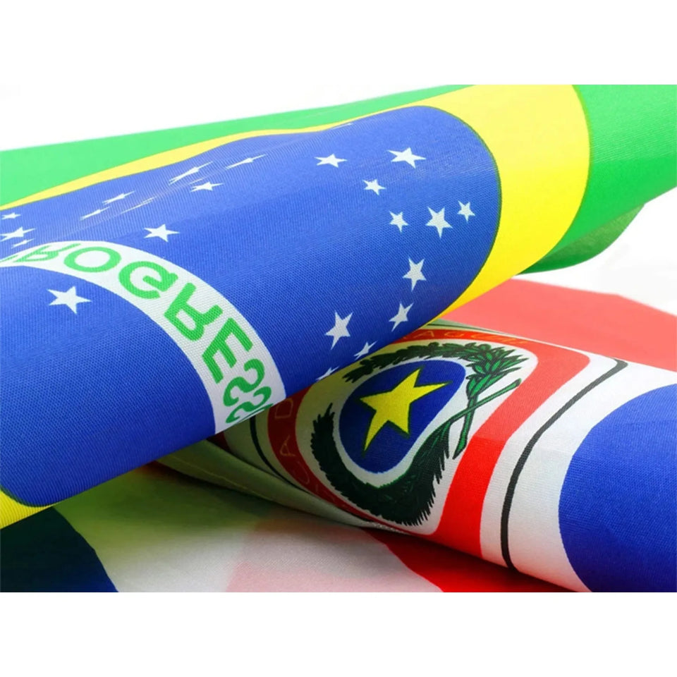 World Cup 2026 Country Flags Bunting – 32 or 48 Nations | 14x21cm | Bar & Party Decoration