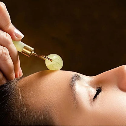 Planche Gua Sha Jade Naturel – Massage Visage & Corps