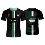 Syria Football Jersey T-Shirt 2026 – Syrian Flag | Oversized | Kids & Adults | World Cup Fan