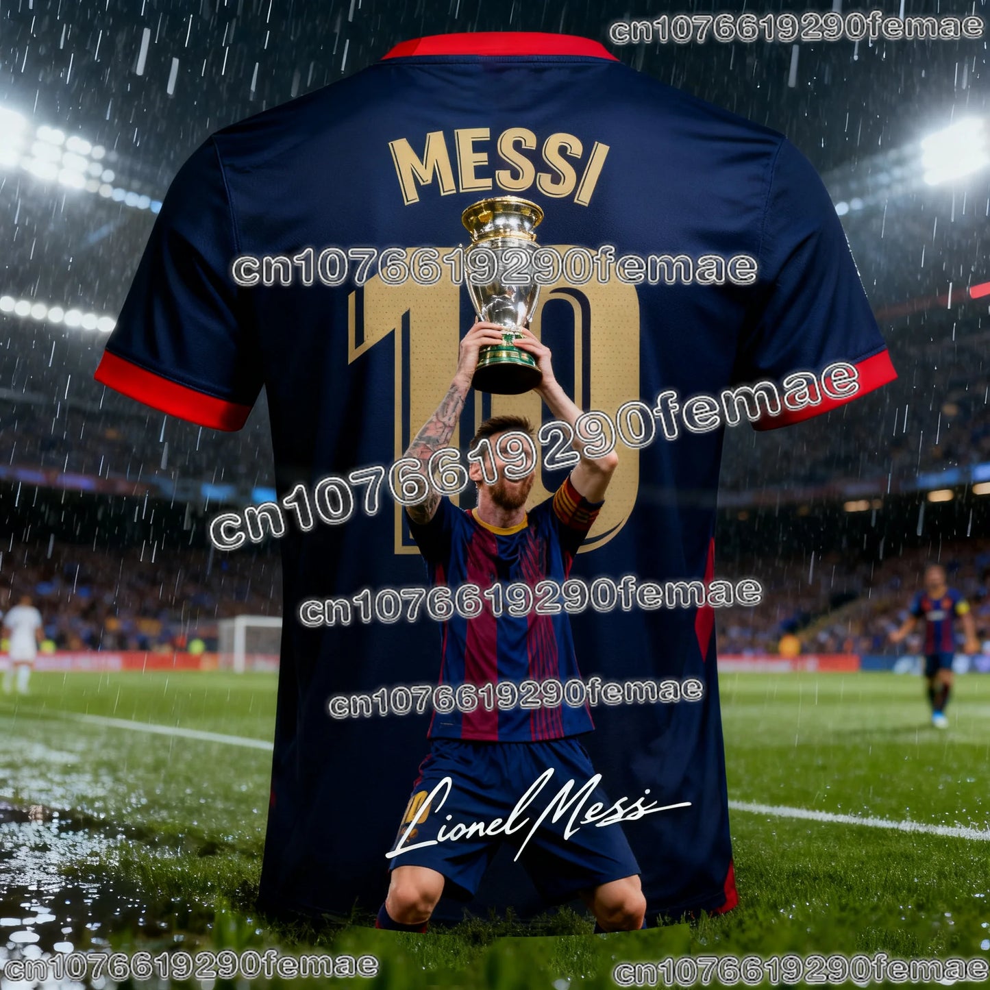 Messi #10 Fan Edition Football Jersey 2026 – Kids & Adults | Quick-Dry | World Cup