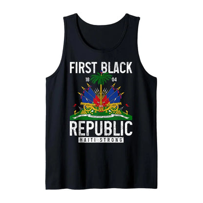 World Cup 2026 Haiti Flag 3D Tank Top – Men, Women & Kids | 4T to 6XL