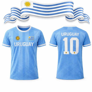Uruguay Football Jersey T-Shirt 2026 – 3D Flag Print | Unisex | Quick-Dry | XXS to 6XL
