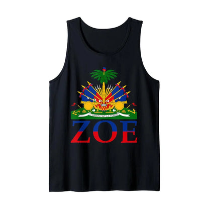 World Cup 2026 Haiti Flag 3D Tank Top – Men, Women & Kids | 4T to 6XL