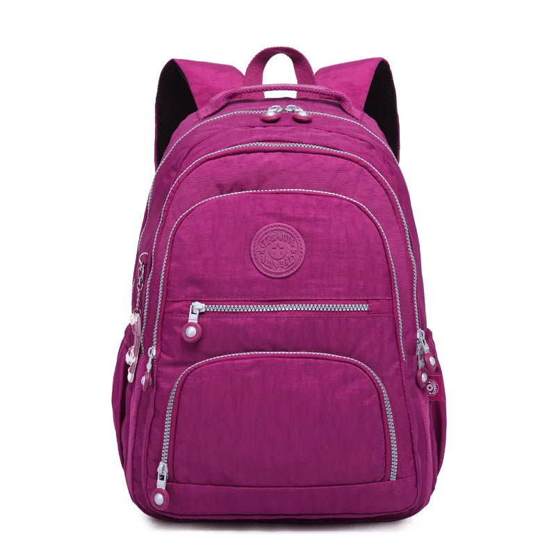 Tegaote School Backpack Student for Teenage Girl Boy 2024 Travel Back Packs Bag Women Nylon Waterproof Laptop Bagpack Unisex