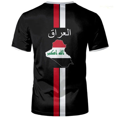 Iraq Football Jersey T-Shirt 2026 – Quick-Dry Streetwear | Unisex | XXS-6XL | World Cup Fan