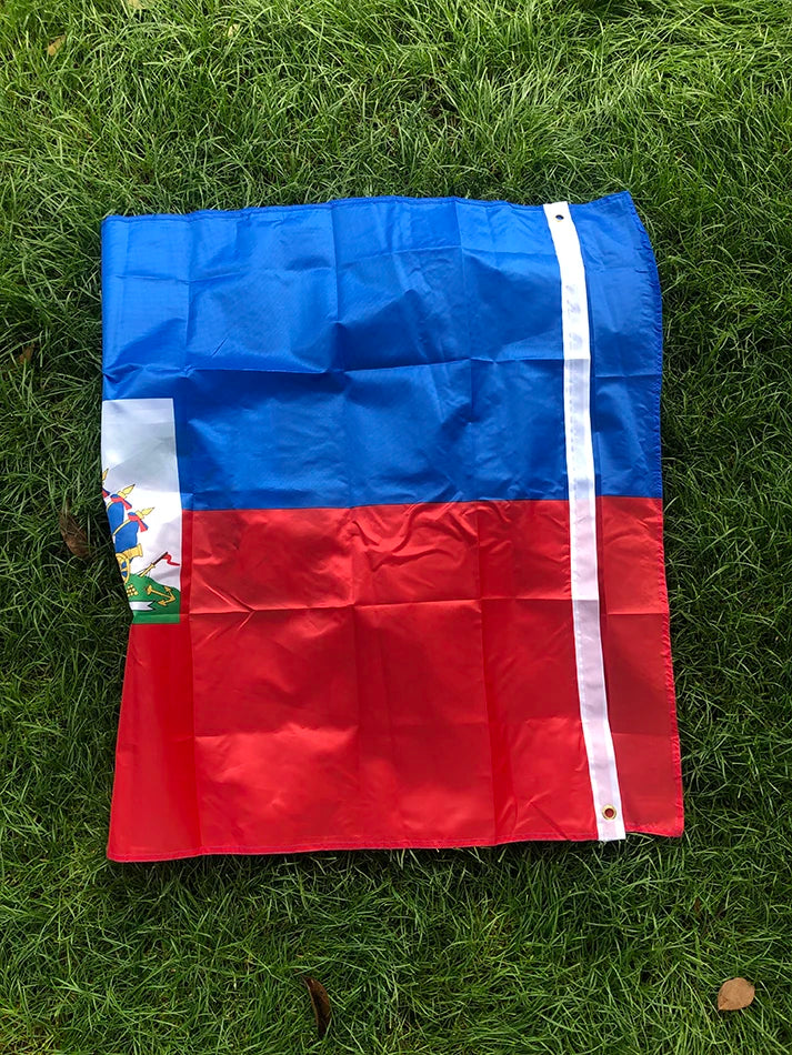 Haiti Flag – Haitian Football Fan Banner | 90x150cm | Indoor & Outdoor | World Cup 2026