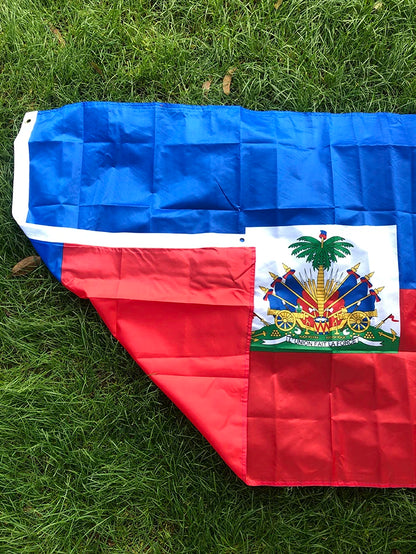 Haiti Flag – Haitian Football Fan Banner | 90x150cm | Indoor & Outdoor | World Cup 2026