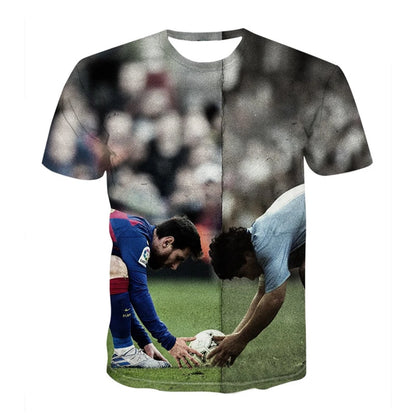 World Cup 2026 Football Fan 3D Print T-Shirt – 13 Designs | Kids 100-160 & Adults XXS-6XL | Casual Streetwear