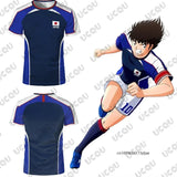 Japan Football Fan Jersey 2026 – Anime Style 3D Print | Quick-Dry | Kids & Adults | World Cup 2026