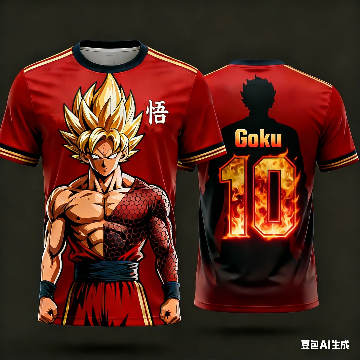 Dragon Ball 3D Print Family T-Shirt 2026 – Oversized Anime Tee | Kids & Adults | Unisex