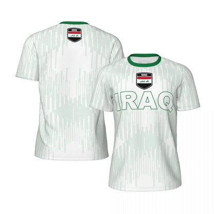 Iraq Flag 3D Print Fan T-Shirt 2026 – Oversized Streetwear | Kids & Adults | XXS-6XL | World Cup