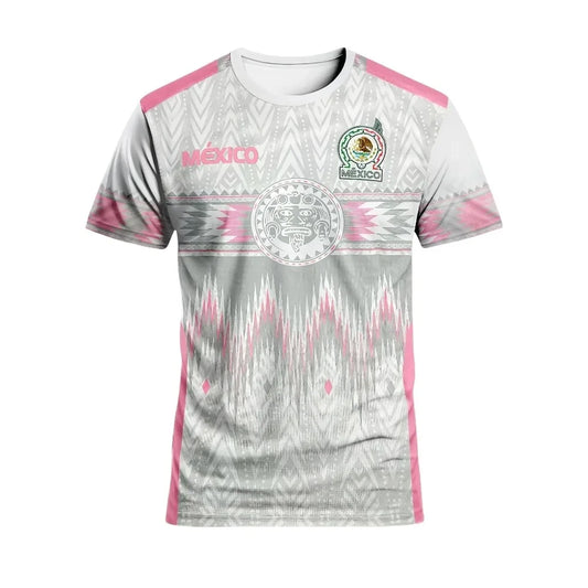 Mexico Football Jersey T-Shirt 2026 – 3D Print | Unisex | Kids & Adults | Quick-Dry