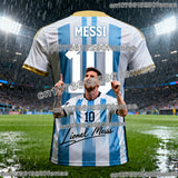 Messi #10 Fan Edition Football Jersey 2026 – Kids & Adults | Quick-Dry | World Cup