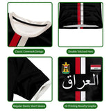 Iraq Football Jersey T-Shirt 2026 – Quick-Dry Streetwear | Unisex | XXS-6XL | World Cup Fan