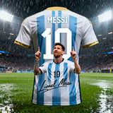Messi #10 Fan Edition Football Jersey 2026 – Kids & Adults | Quick-Dry | World Cup