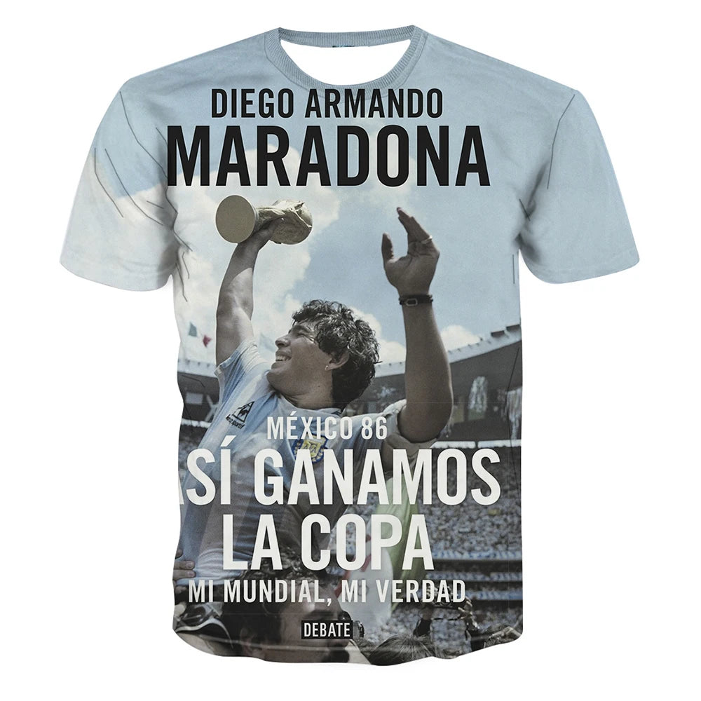 World Cup 2026 Football Fan 3D Print T-Shirt – 13 Designs | Kids 100-160 & Adults XXS-6XL | Casual Streetwear
