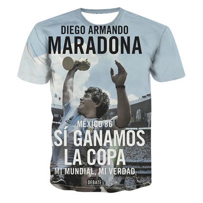 World Cup 2026 Football Fan 3D Print T-Shirt – 13 Designs | Kids 100-160 & Adults XXS-6XL | Casual Streetwear