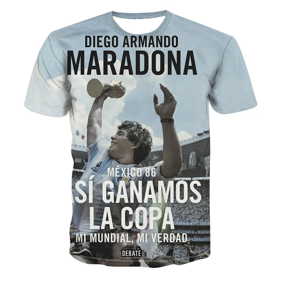 World Cup 2026 Football Fan 3D Print T-Shirt – 13 Designs | Kids 100-160 & Adults XXS-6XL | Casual Streetwear