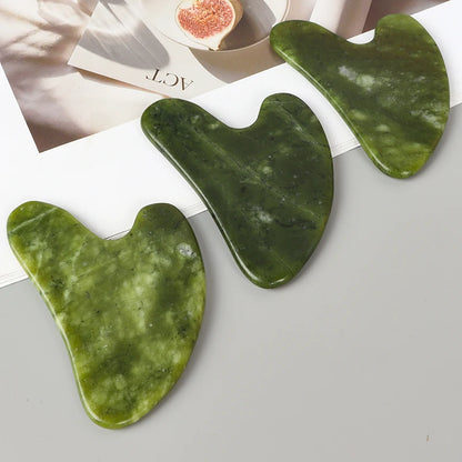 Gua Sha Jade Helu – Masseur Facial Naturel