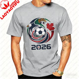 World Cup 2026 Soccer T-Shirt – USA Canada Mexico | Eagle & Jaguar Graphic Tee | XS to XXXL