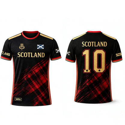 Scotland 2026 Football Jersey – Men's 3D Print Soccer T-Shirt | Breathable Quick-Dry Fan Outfit | XXS-6XL