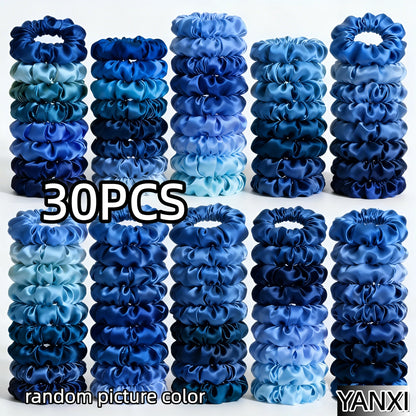 100/60/30/3/6pcs Multi Color Set Fashion Women's Small Intestine Hair ties Release scrunchies headwear scrunchy Accessories
