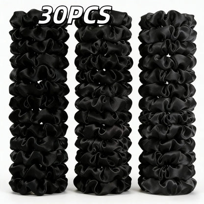 100/60/30/3/6pcs Multi Color Set Fashion Women's Small Intestine Hair ties Release scrunchies headwear scrunchy Accessories